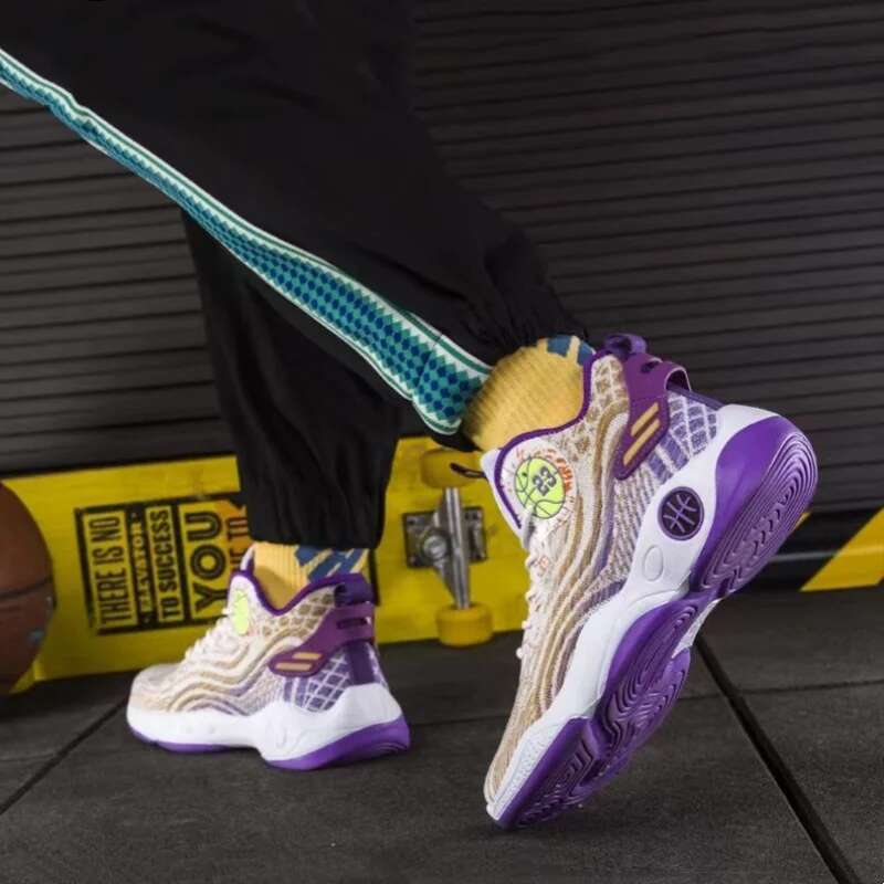 Men Basketball Outdoor Cushioning Non-slip Sport Breathable Casual Sneakers Athletic Fiess Training Footwear Shoes