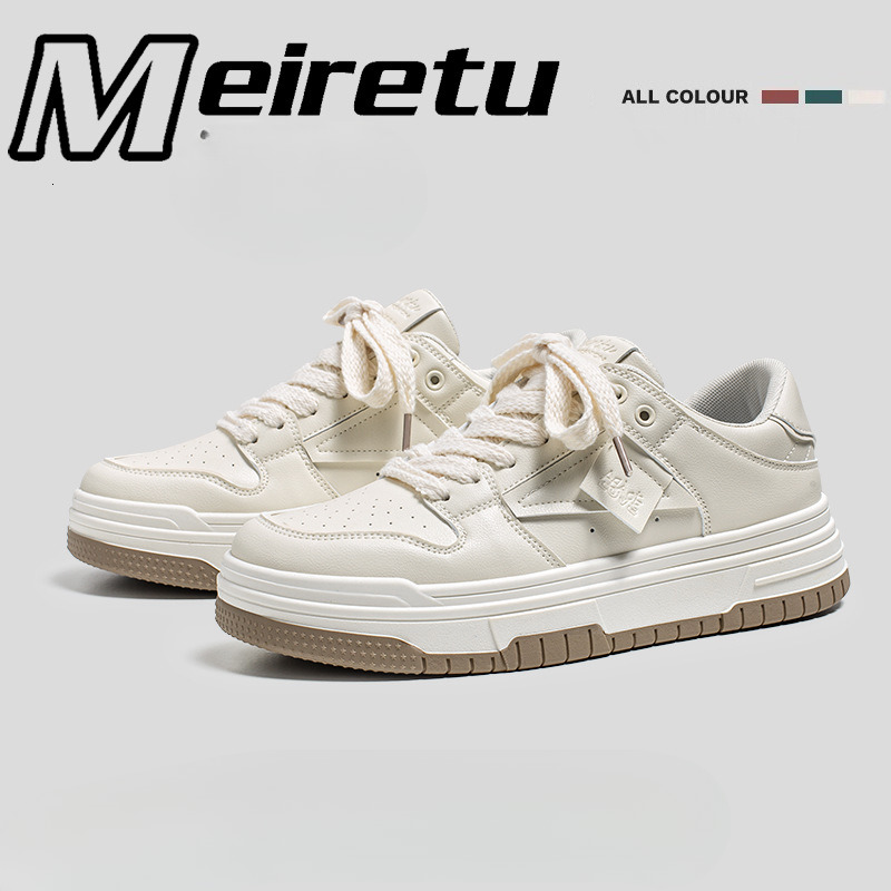 2025 New High Size Little White Men's Spring Designer Trendy Fashion Korean Edition Multi functional Sports Thick soled Casual Board Shoes