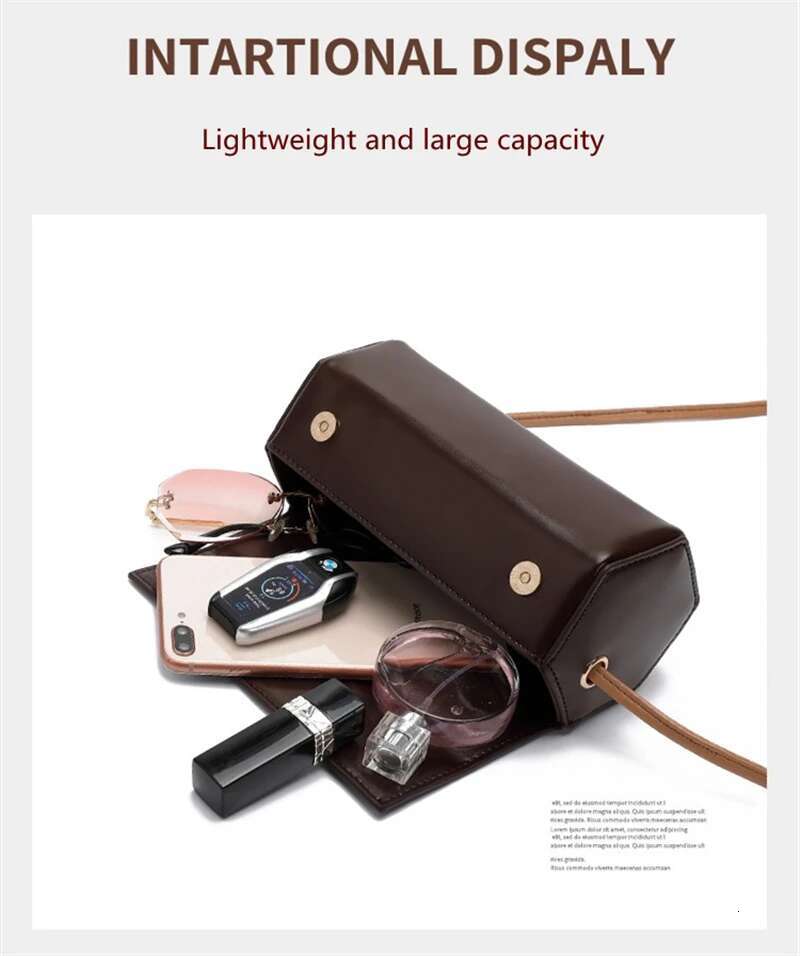 LMQ NEW Women Chic Design Ins Cyder Autumn Winter Fashion All-Match Messenger Bag Shoulder Strap Adjustable
