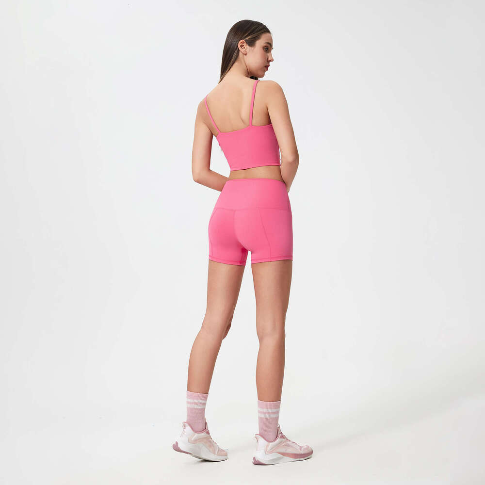 Spring summer collection of European American chest cushions, gathered for shock absorption, beautiful back, sexy suspender, sports and fiess yoga top