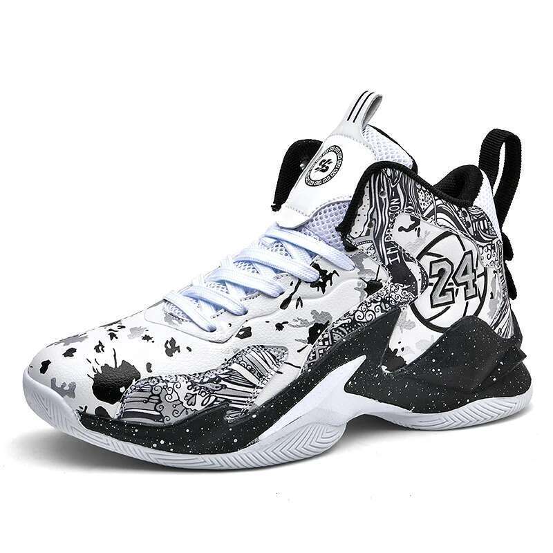 New High-Top Men Women Ankle Protection Non-Slip Sport Training Shoes Breathable Shockproof Basketball Boots