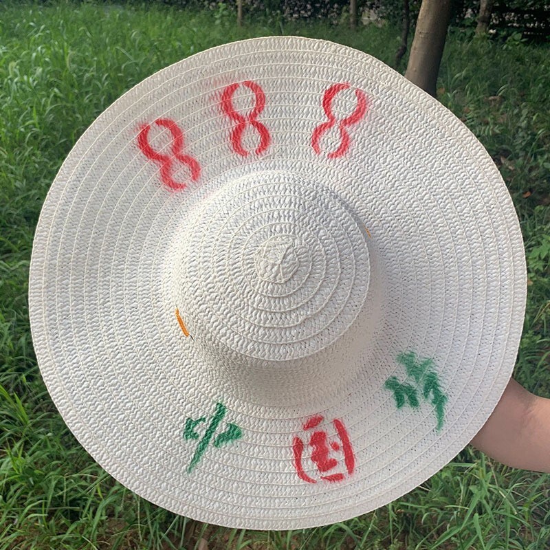 baseball cap Spring vintage grass woven rural eaves worker's straw hat hair batch weaving shading sun protection summer men's and women'