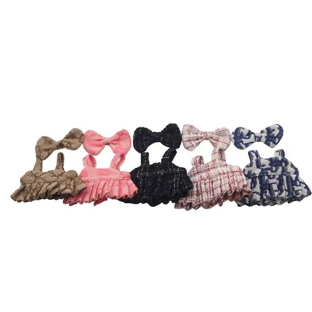 17CM Labubu Clothes Doll Clothes Outfit Accessories Designer Dress Set DIY Mini Dolls Clothing Girl GiftT250313