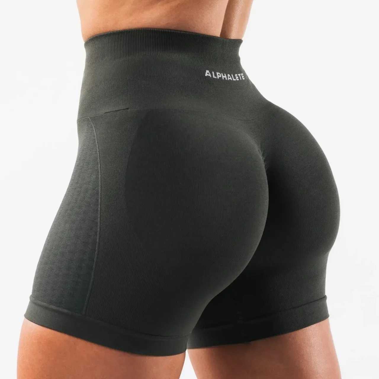 Women's Tracksuits ete Fitn Leggings Womens Gym Sports Tight Running Shorts Hip Thr-point Pants Y2503129PFK
