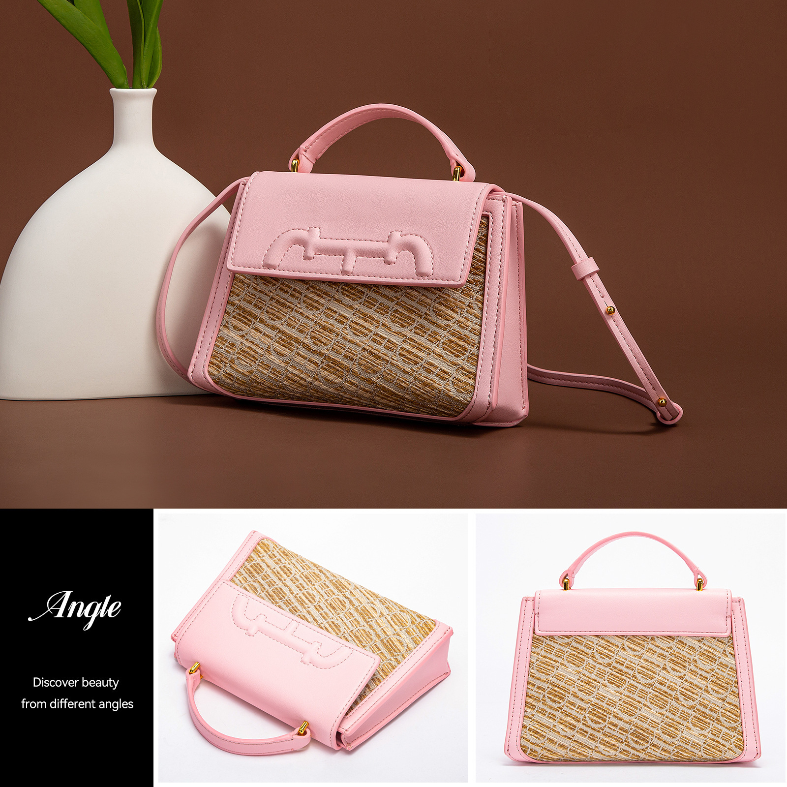 CHCH New Fashionable Handbag, Versatile Women's Bag, Niche Crossbody Bag