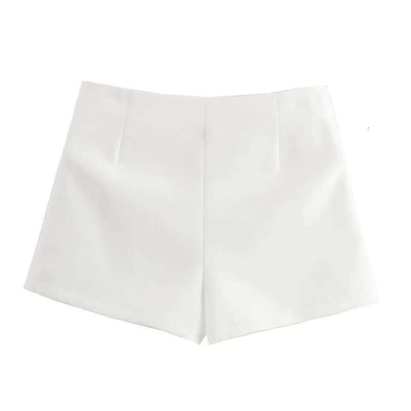 Pink White Mini Fashion Bow Skort For Women Summer Slit Short Woman Split High Waist Skirt Shorts