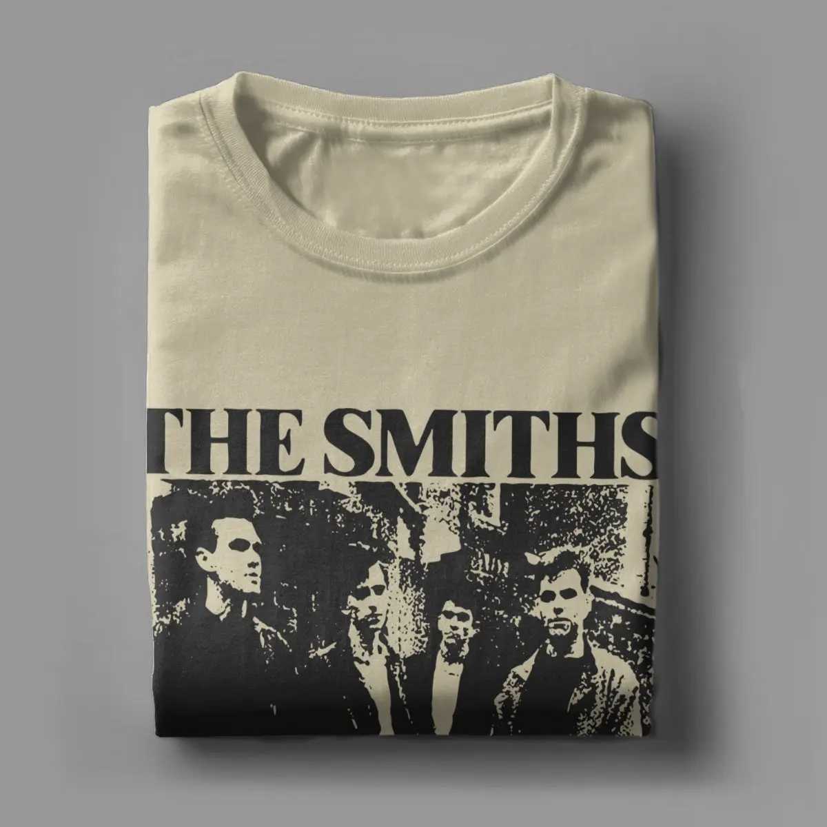 The Smiths Vintage Pencil Drawing Style T-Shirt for Men Music Casual Pure Cotton T Shirt O Slve T Shirt Printing Clothing X2505281