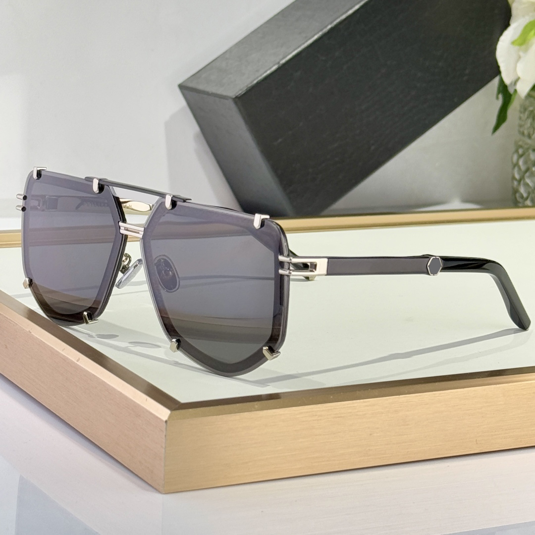 Fashion Sunglasses For Men Women 109 Designer Stylish High Street Summer Beach Hip Hop Style Anti-Ultraviolet Plate Oval Metal Full Frame Glasses Random Box PP