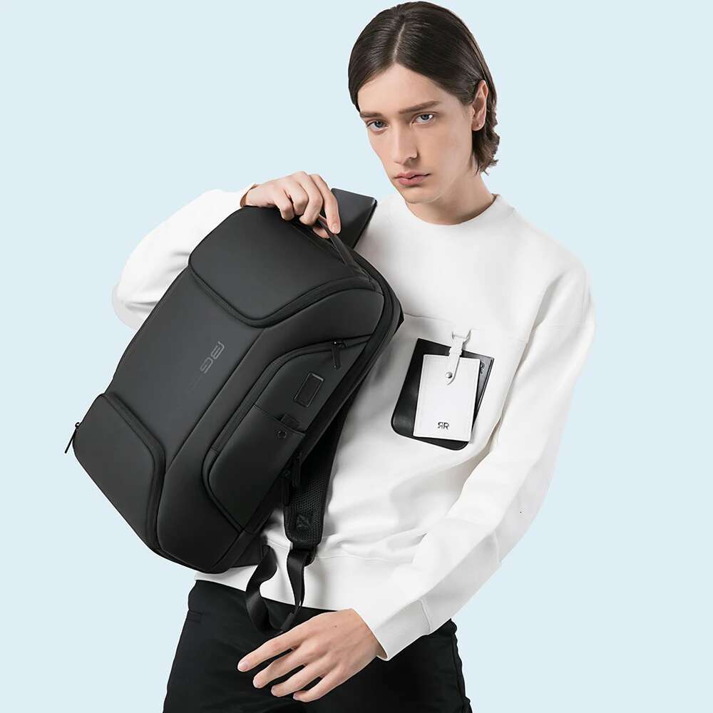 BANGE Business USB Charging Smart Backpacks Fits 15.6 Inch Laptop Commute Backpack Waterproof Carry On Bag For Men Travel Bags