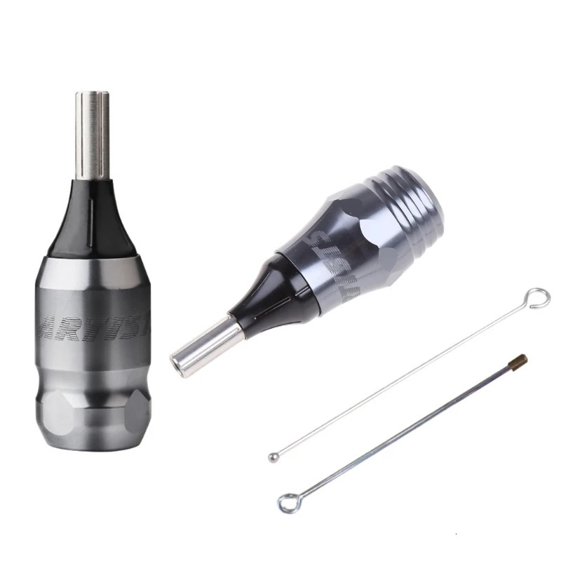 Aluminum Alloy Cartridge Grips Professional Adjustable Twist Handle Tube for Tattoo Machine Tips Supply Body Art Parts 250306