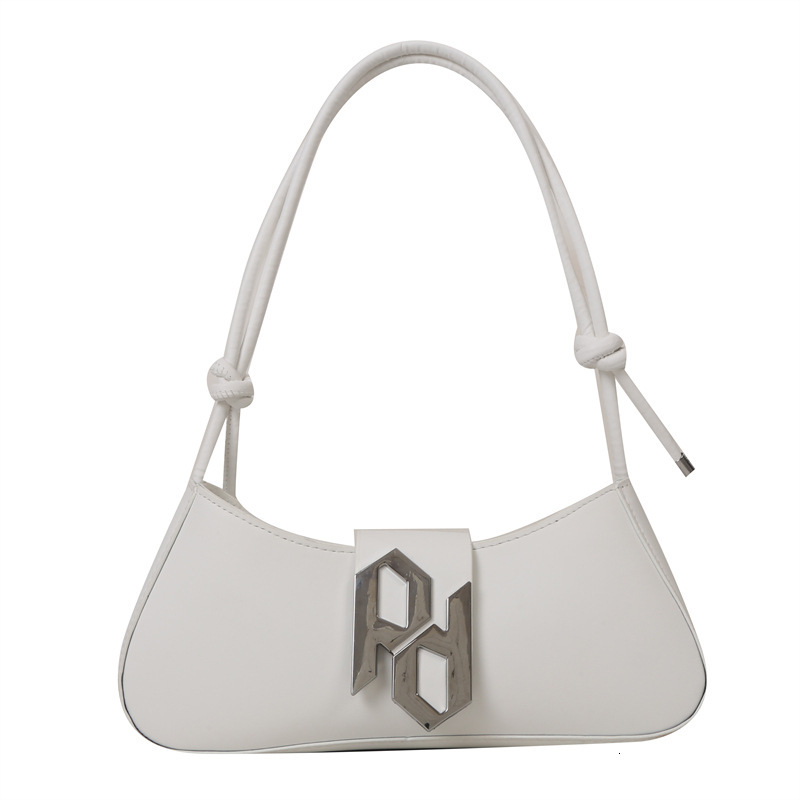 Bags Texture For Women's Bag Summer New Solid Color PU Underarm Bag, Stylish Commuting Handbag