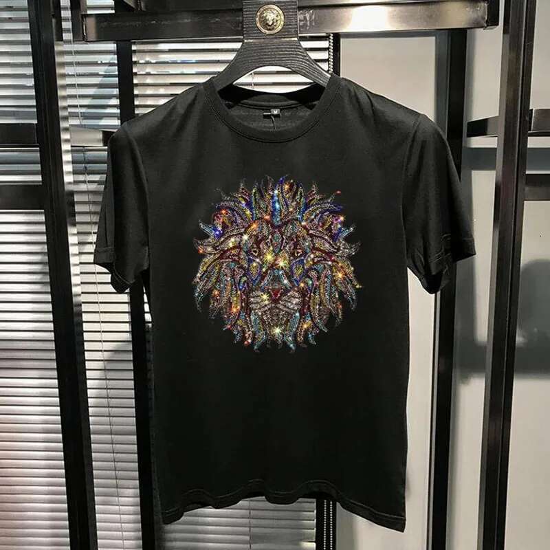 Fashion Clothes Mens Pullover Tees Rhie Punk Men Hip Hop Top Tshirt Oversize Short Sleeve Brand Design T-Shirts 100