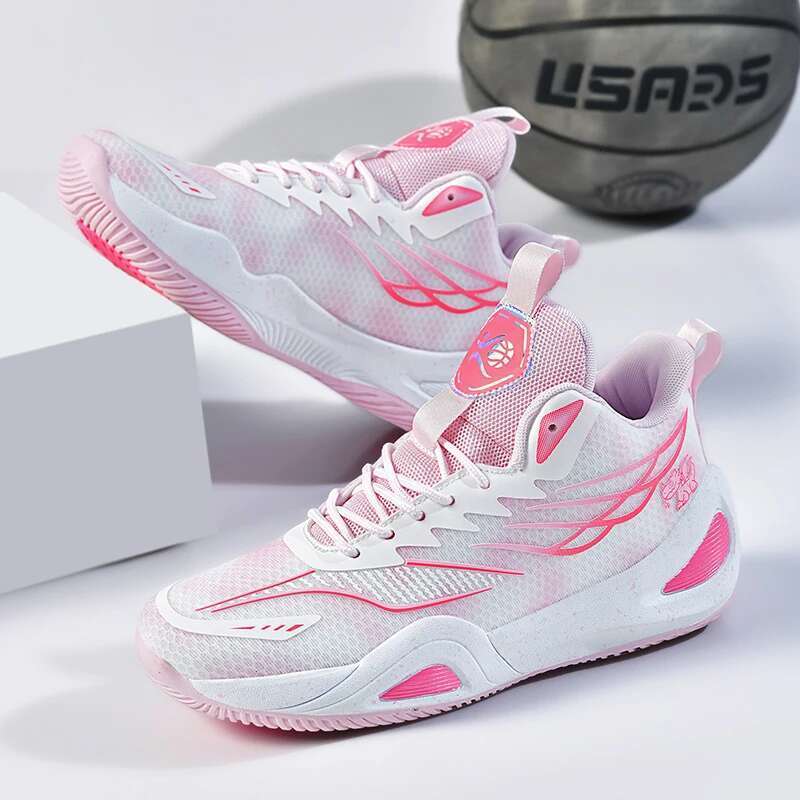 Trend Women's Sneakers Basketball Couple's Super Light Men's Shoes Breathable Comfortable Fiess Training Running