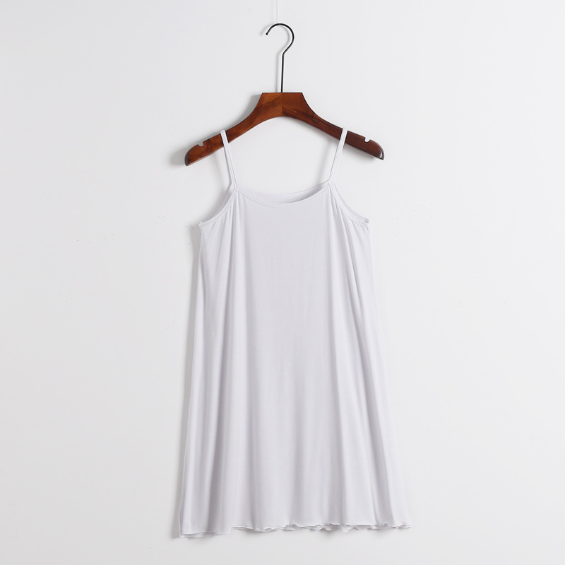 B775-Suspender skirt for women, loose vest skirt for pregnant women, mid-length petticoat, home nightdress
