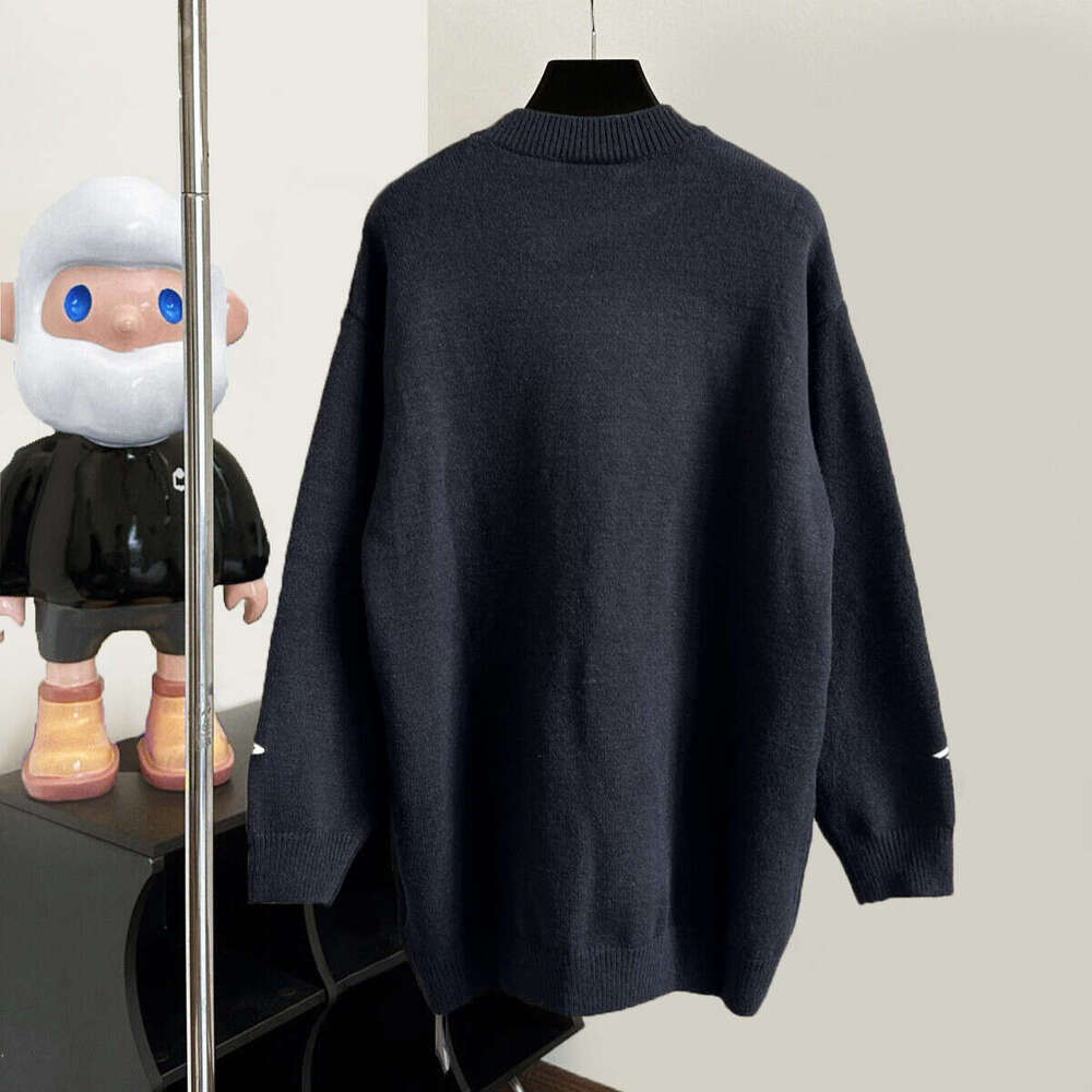 3M Letter Embroidered Long Sleeved Knitted For Men And Women Pullover Sweater