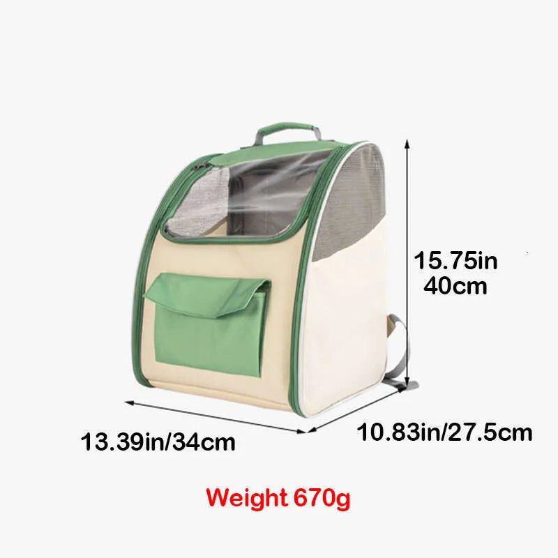 Pet backpack Cat outing shoulder Backpack foldable portable breathable space capsule Dog carrying large capacity