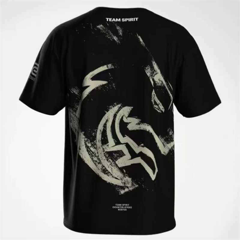 2025 CS2 Shanghai Major Team Spirit T Shirt For Men Clothes Top One Player Donk T Uniform ESports Contest Fans T-Shirt X250313