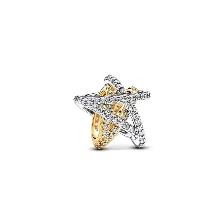 2025 NEW 925 Sterling Silver Bear Heart Playful Santa North Star Christmas Sweater Sun Moon Dangle Charm Gifts