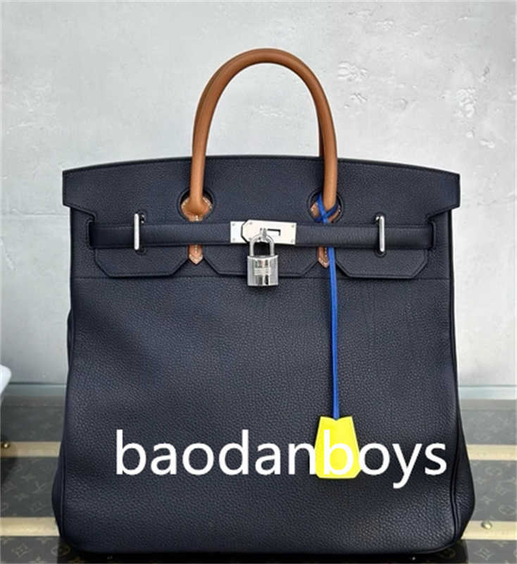 Hac Bag 40 50cm Family Designer Bags Splice color Litchi Pattern Extra Larges Bag 50 Cm Unisex Trip Luggage Bag Larges Capacity Handheld Bag