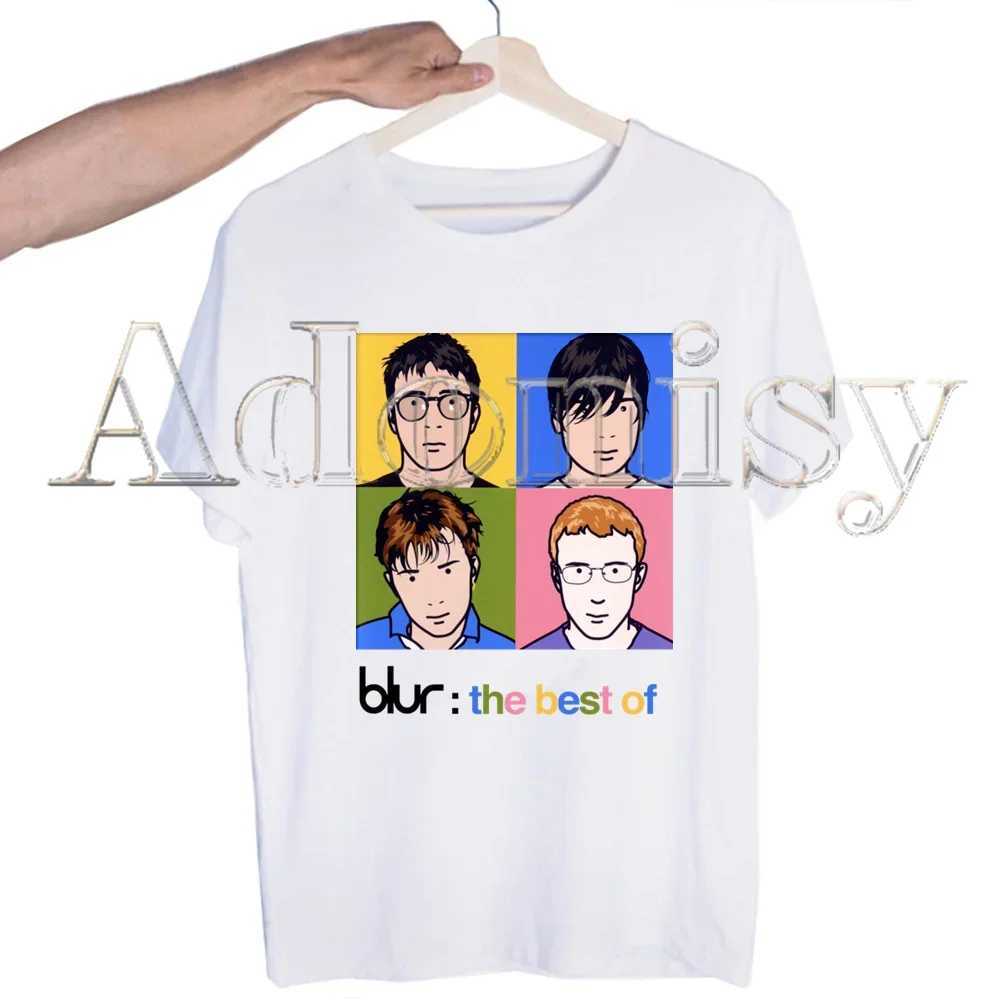 Blur Mens Tshirt Cute Printing Shirt Mens Fashion T-Shirt For Men Casual Tops Short Slve X250313