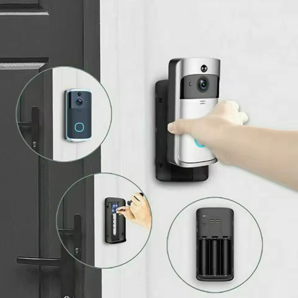 720P HD Smart Home Wireless WIFI Doorbell Camera Security Video Intercom IR Night Vision AC Battery Operated House Door Bell New V5