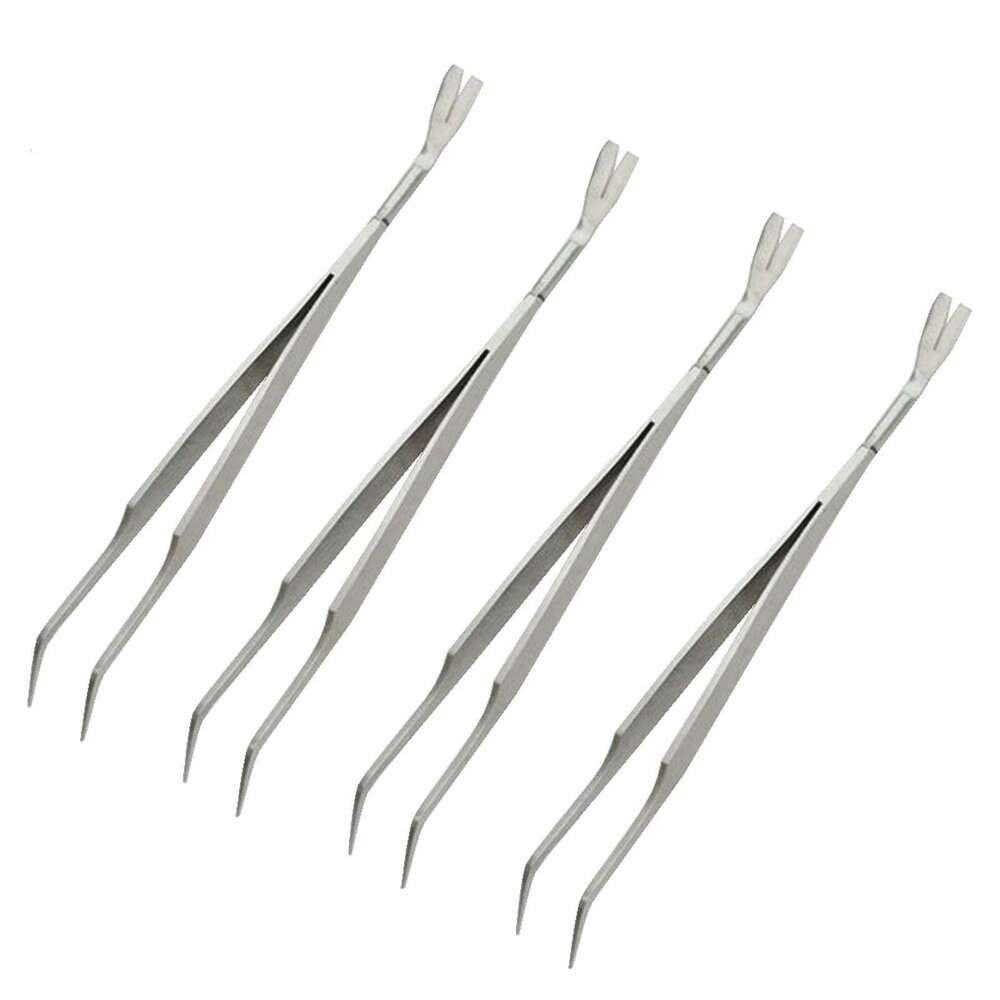 DHpet Stainless Steel Pet Dog Lice Clip Flea Tweezers Small Comb Clip Cat And Dog Lice Flea Clip Cleaning Tool Tick Clip