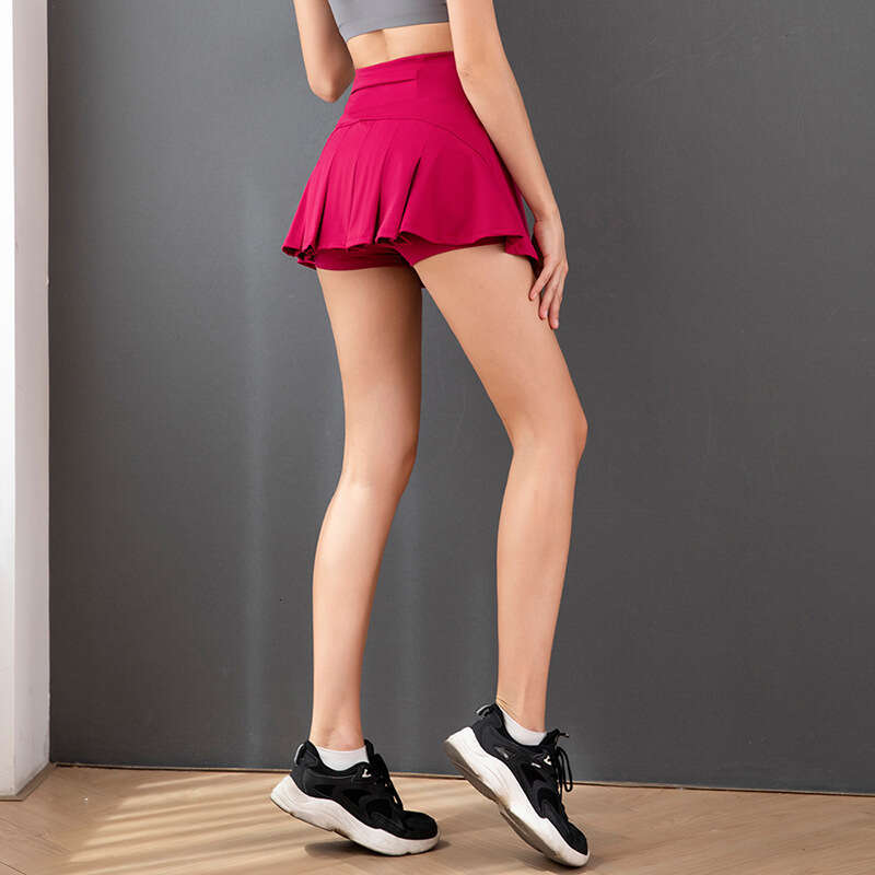 yoga fiess short quick drying sweat absorbing running women's tennis golf skirt, 2025 new casual and fashionable fashion trend clothing