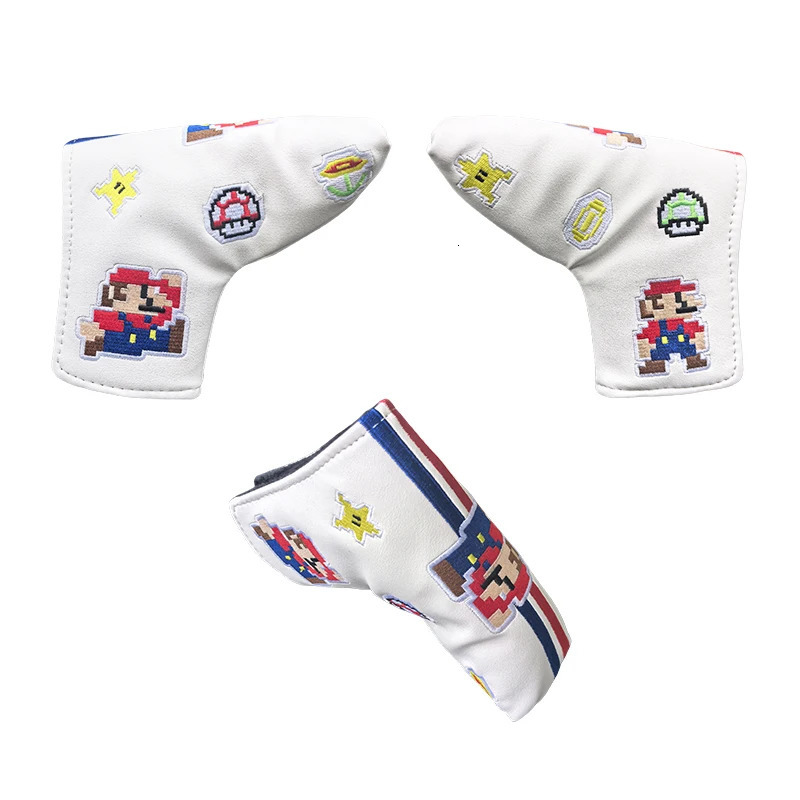 Mary Golf Wood Cover Driver Fairway Hybrid Putter Cover Waterproof Protector Set Soft Durable Golf headCovers 250312