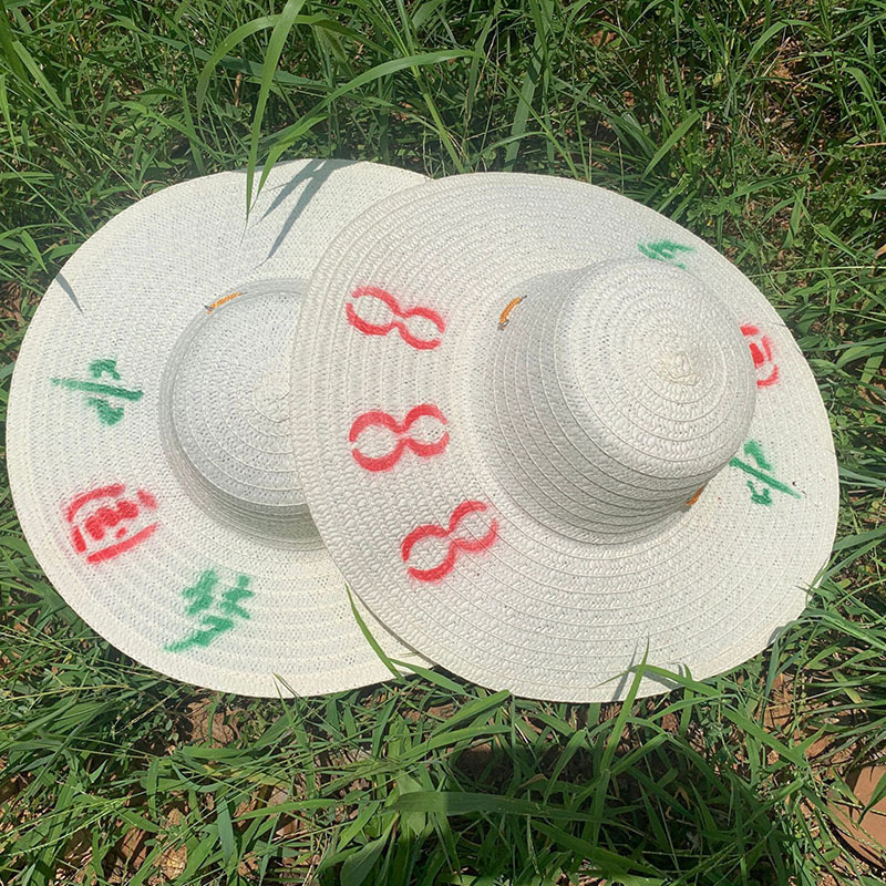 baseball cap Spring vintage grass woven rural eaves worker's straw hat hair batch weaving shading sun protection summer men's and women'