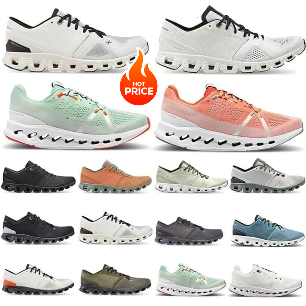 2025Oncloudshoe Men Size 13 Men Shoes Designer Shoes Trainer X1 X3 Women Cuase Shoes Form Pink White Pearl Tennis Shoe Iron Hay Black Outshoes Sport Size 5.5-12