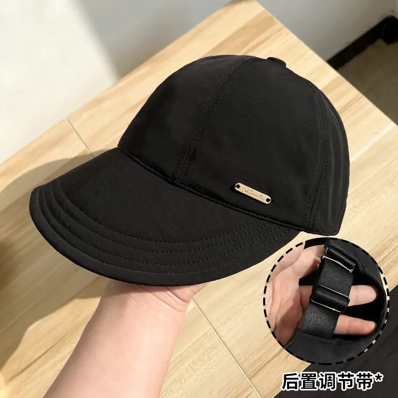 baseball cap 2025 new quick drying sunshade for women, big head circumference, face covering, fisherman hat, summer UV resistant sun hat