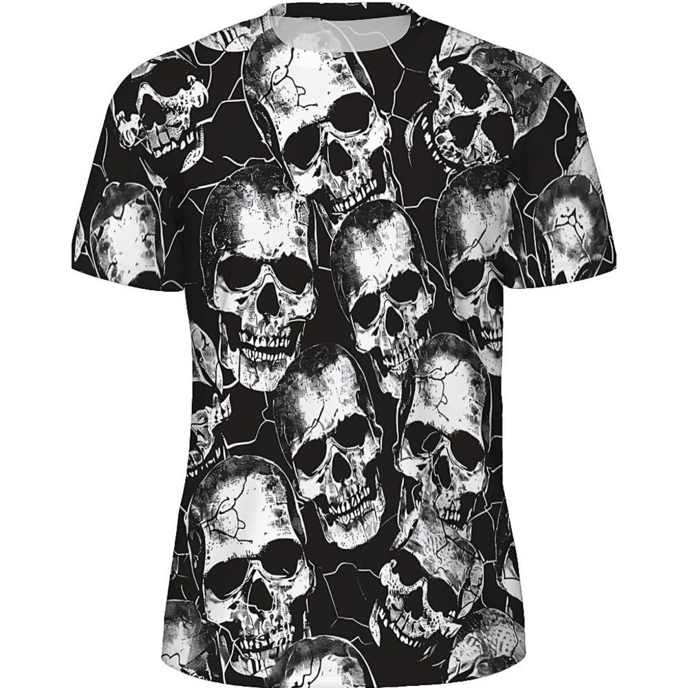 Mens T shirt Men's Novelty T-Shirts Graphic 3D Print Summer Short Sleeve Purple Dark Moon tee Casual tops summer clothes cool