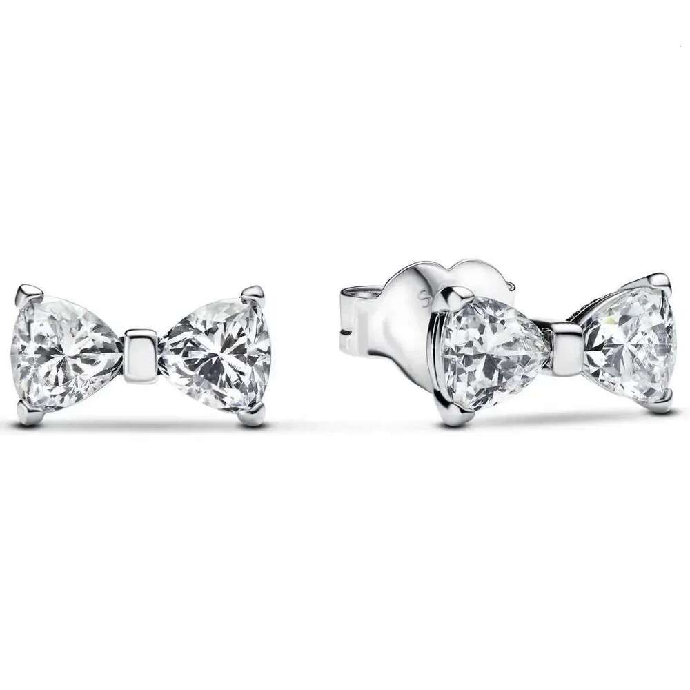 2025 Fashionable Girl Style 925 Sterling Silver Sweet And Romantic Bow&Flower&Heart Earrings Cute Gift Jewelry High Quality