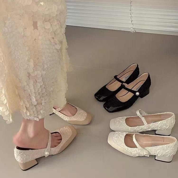Designer sandal free Shipping High-heeled slippers Pair it with chunky heels Outerwear sandals Spring summer autumn winter slippers