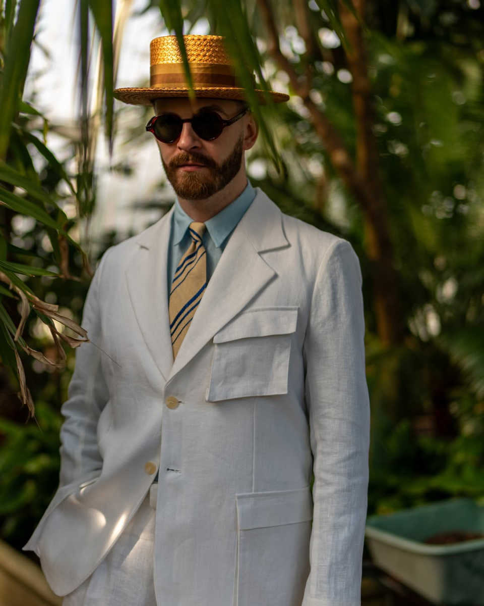 Vintage Wedding Tuxedos Single Breasted Men Suit Notched Lapel 2 Piece Set Jacket Pants Simple Groom Business Blazers Customized