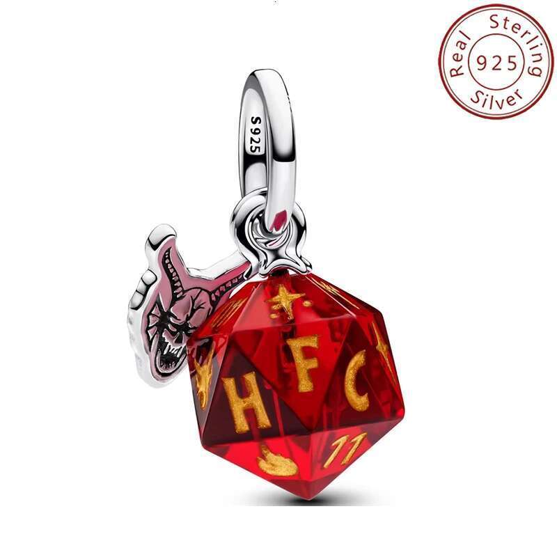 HOT Toys Stranger Things 925 Sterling Silver Charms Beads Fit Womens S925 Snake Stranger Things Bracelet DIY Jewelry Pendant Gifts