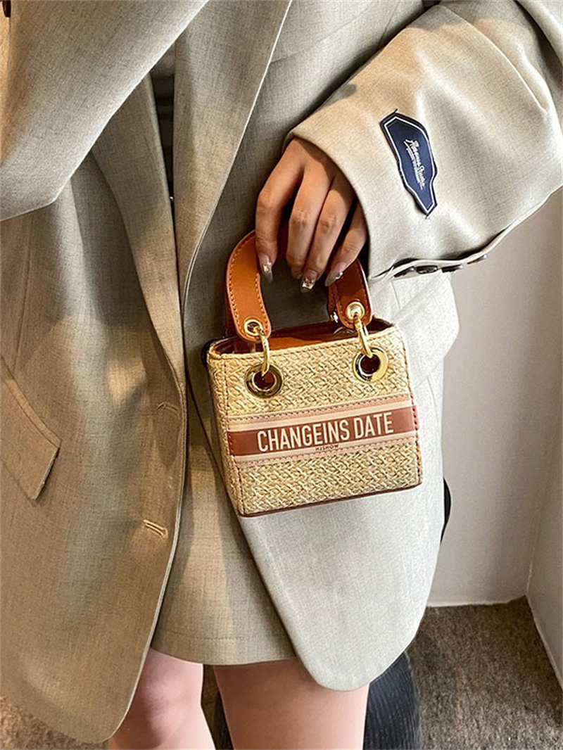 free shipping designer Shoulder Bags for woman Casual Fashion Knitting letter vintage Artwork flap