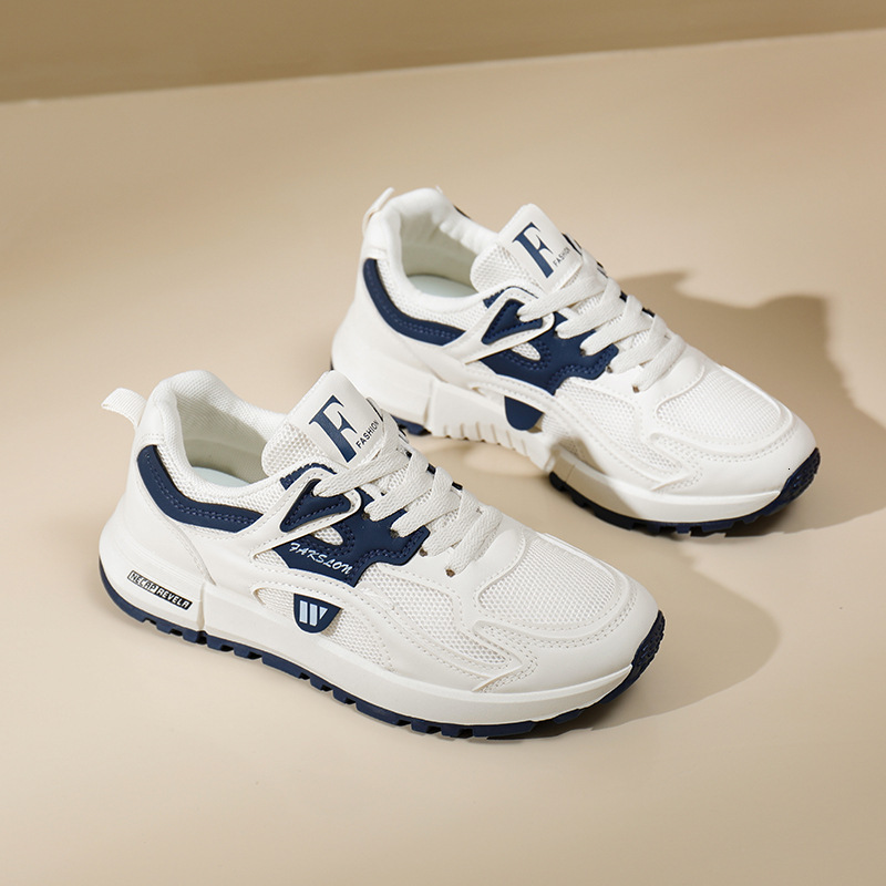 2025 Spring summer New Women s White Shoes Fashion Designer Trend Simple Board Shoes Outdoor Leisure Sports Training Shoes Running Shoes Skateboarding