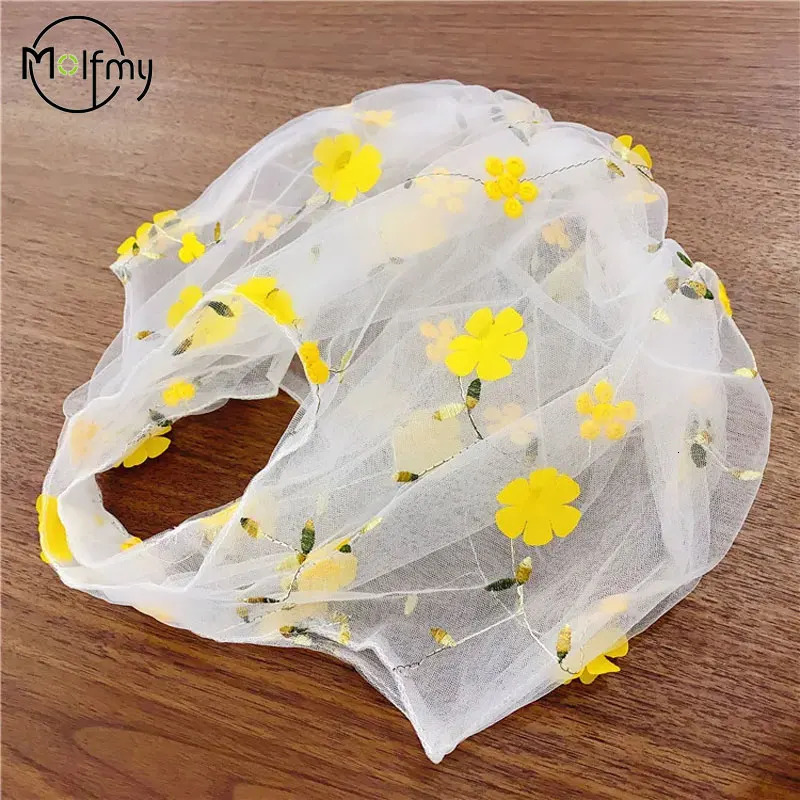 Transparent Womens Bag Silk Mesh Embroidery Flower Designer Luxury Bags Small Fresh Shopping Tote Bag Carteras Para Mujeres R250312