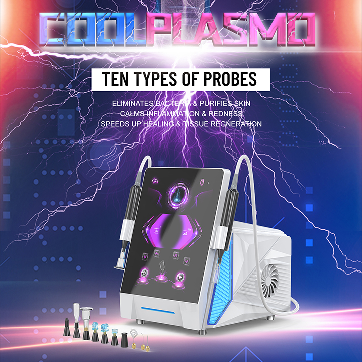 2025 Newest Plasma Pen Professional Fibroblast Cold Jet Machine Hybrid Warm Cold Plasma Pen Jet Removal Pigment Ozone Device