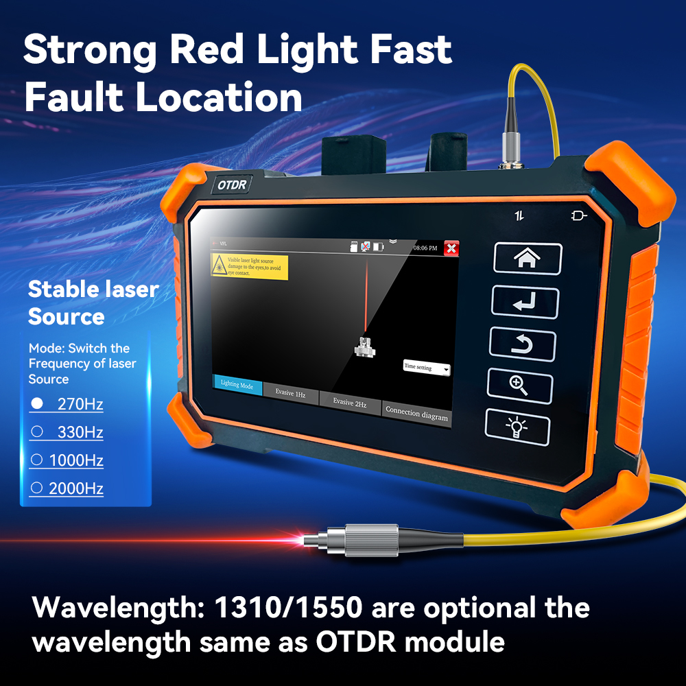 NOYAFA NF-983 OTDR Optical Fiber Network Tester with IP Scan Port Flashing Features Advanced Testing Equipment