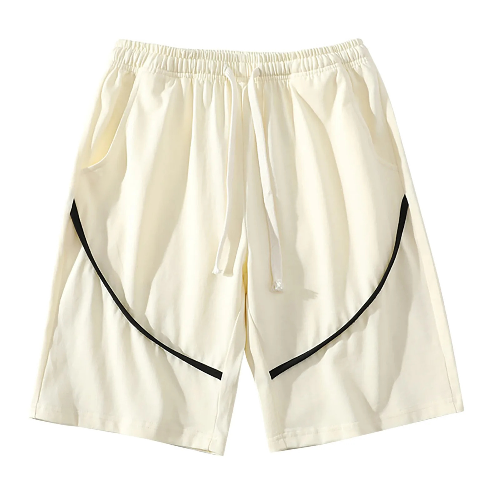 Mens Casual Sports Shorts Summer Five Quarter Pants Loose Breathable Shorts Holiday Leisure Trousers Male Fashion Slacks 250310