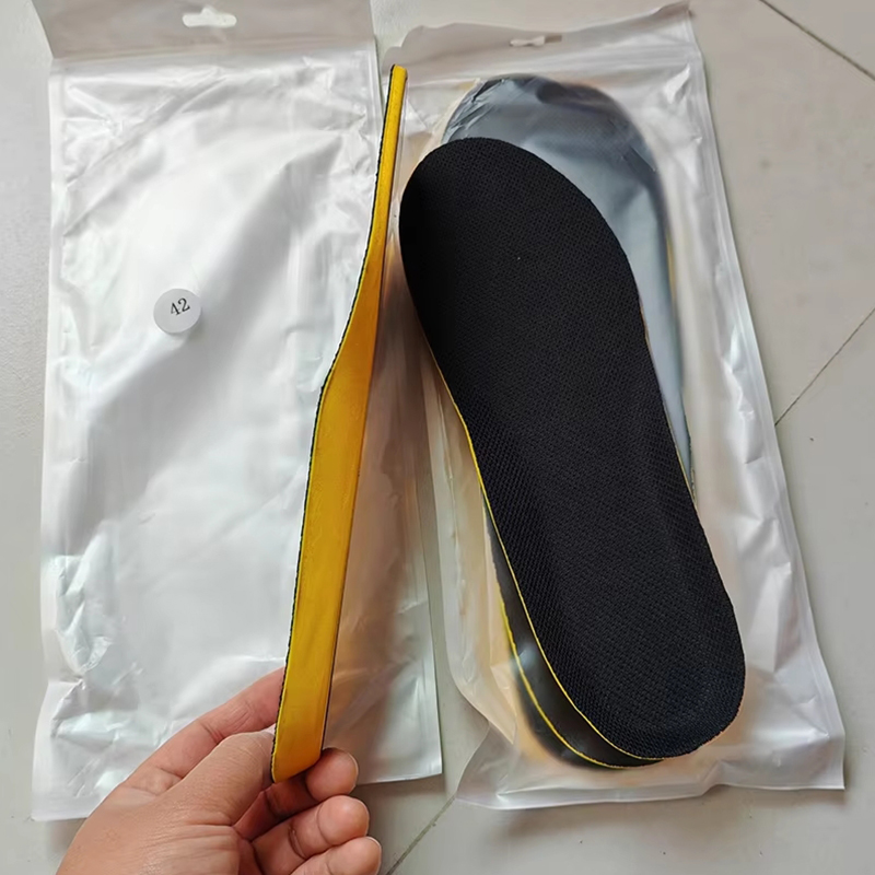 Carbon Fiber Insoles Support Adult PU Insoles Non-Slip Deodorant Shock Absorption Sports Insoles