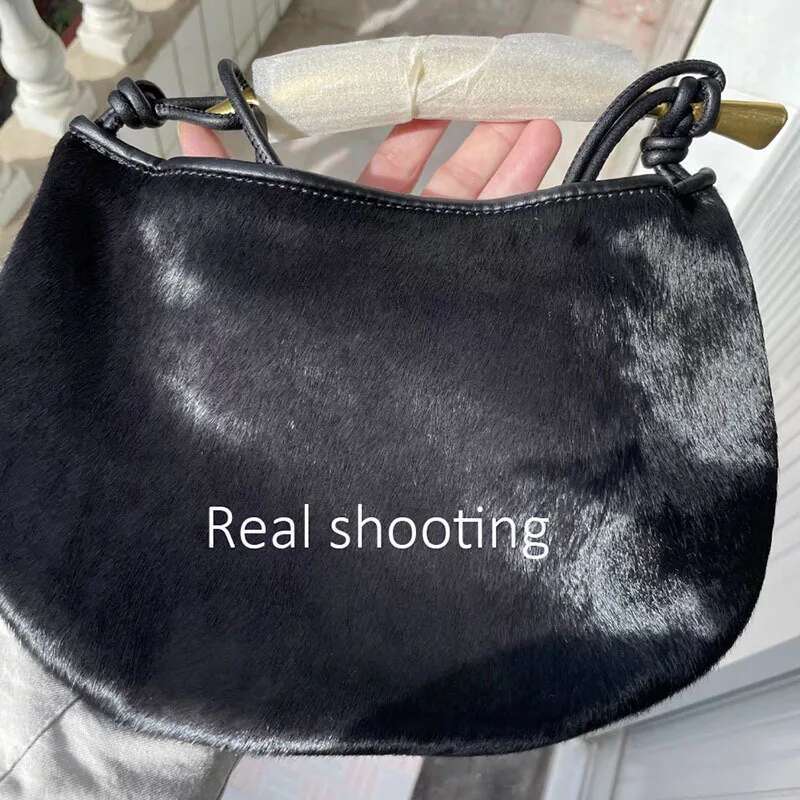 New Women's Bags Genuine Horsehide Shoulder Cows Pattern Detachable Strap Messenger Bag Designer