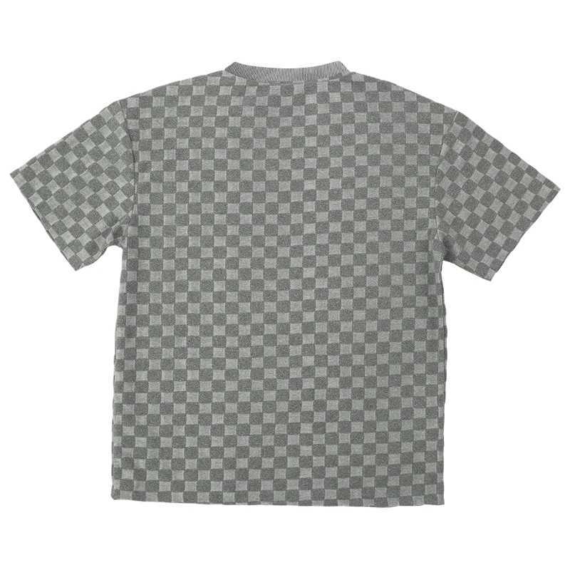 2024 New Mens Summer Jacquard PJlaid Short Sleeve T-shirt Fashion Sports Set Breathable T-shirt+Sports Shorts Two Piece SetXJ250312