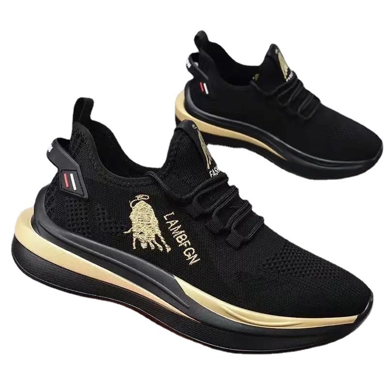 2025 new men's summer designer trend fashion breathable sports fashion versatile running men's shoes casual and comfortable