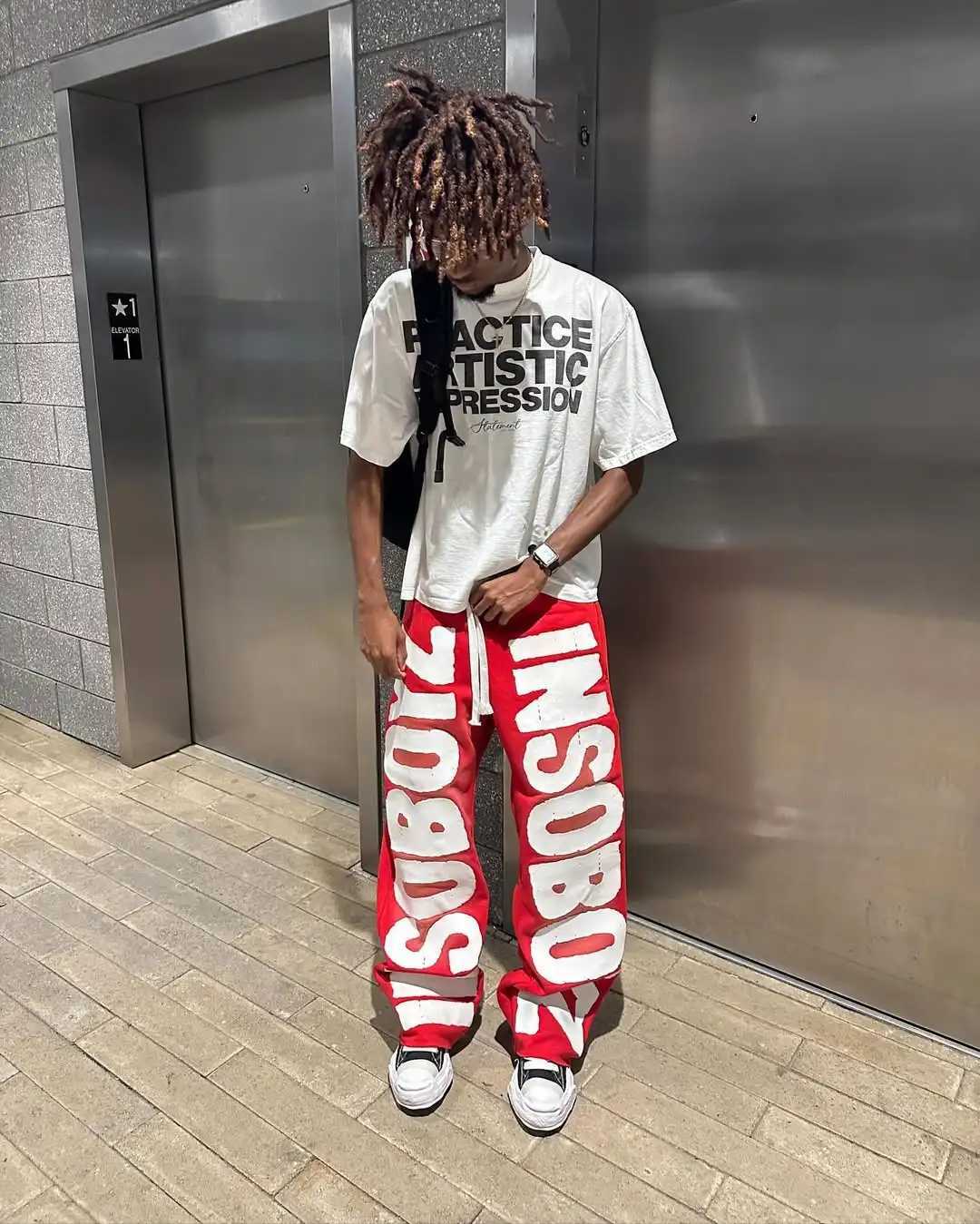 American Fashion New Street Retro Letter Patch Baggy Jogging Pants Men And Women Y2K Harajuku Hip Hop Casual Wide legs Trousers X250625