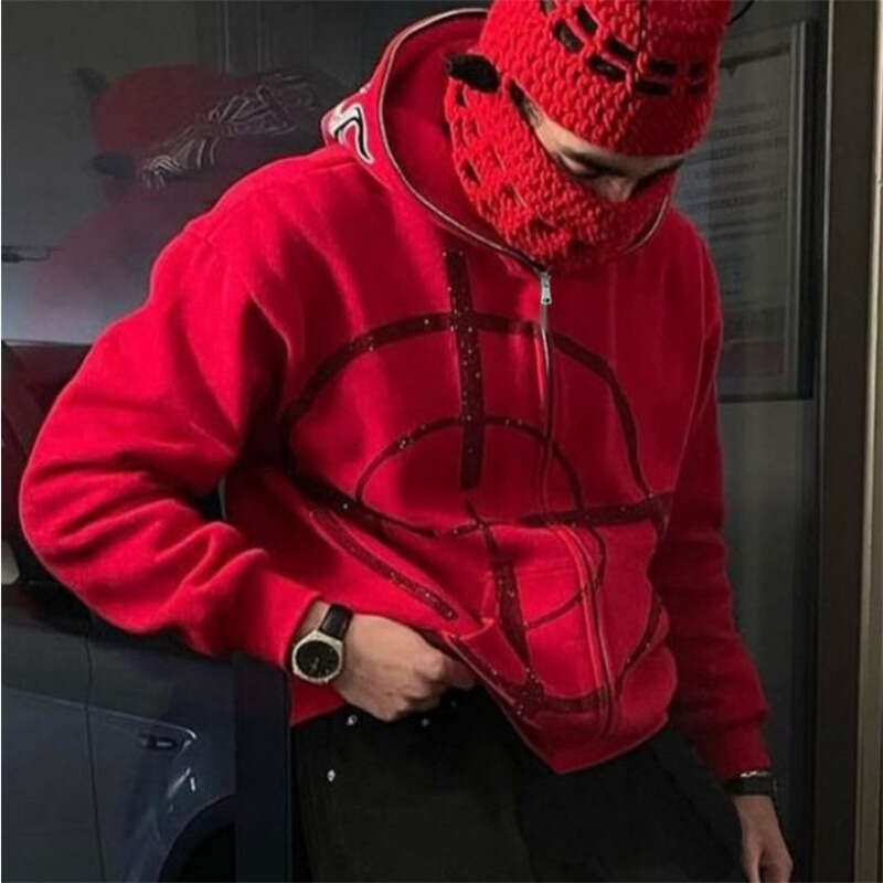 Street style personalized hot stamping metal zipper cardigan for both men and women, couple hoodie jacket