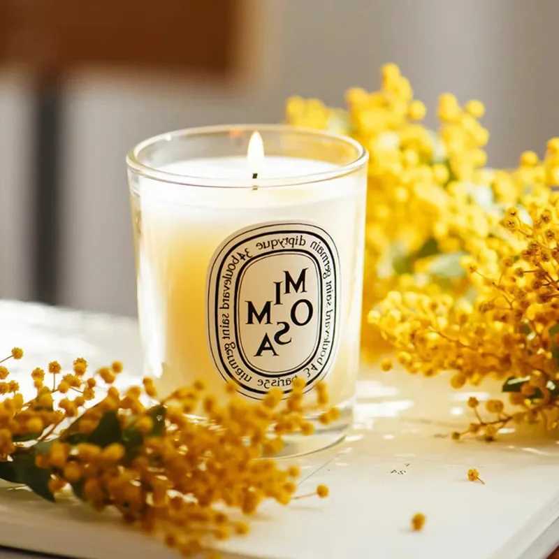 Romantic Limited Diptyques Candles Sakura Scented Fragrance Candle Light Gift High Quty Aromatherapy Perfume Aroma Home DecorC250313