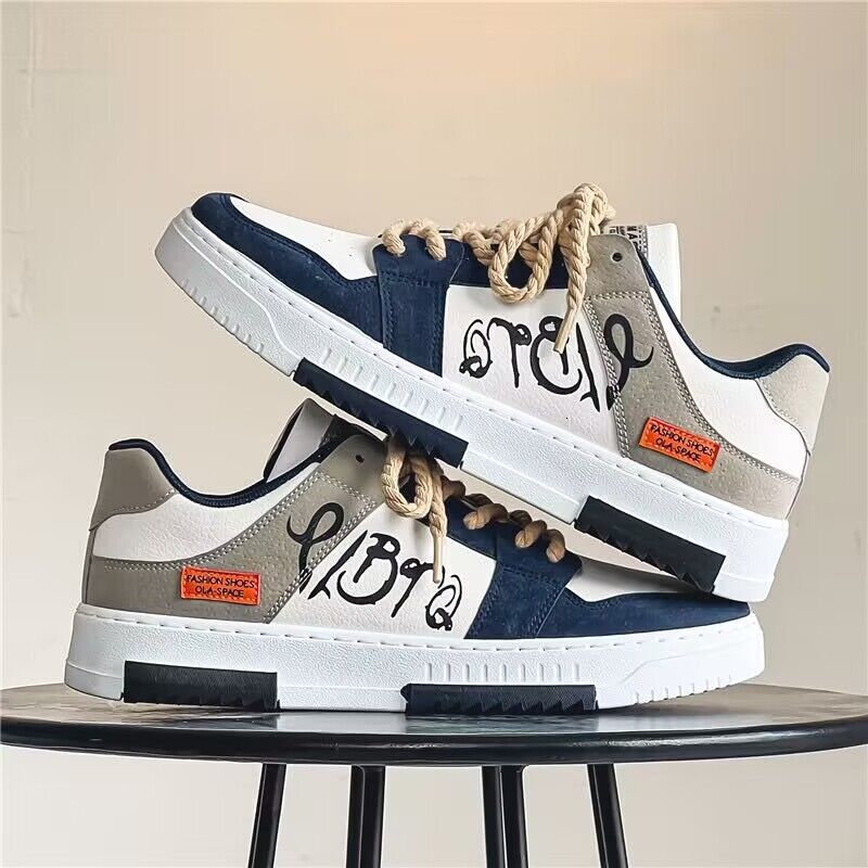 2025 New Breathable Little White Men's Multi functional Small and Popular Board Shoes Thick soled Sports Designer Trendy Fashion Shoes